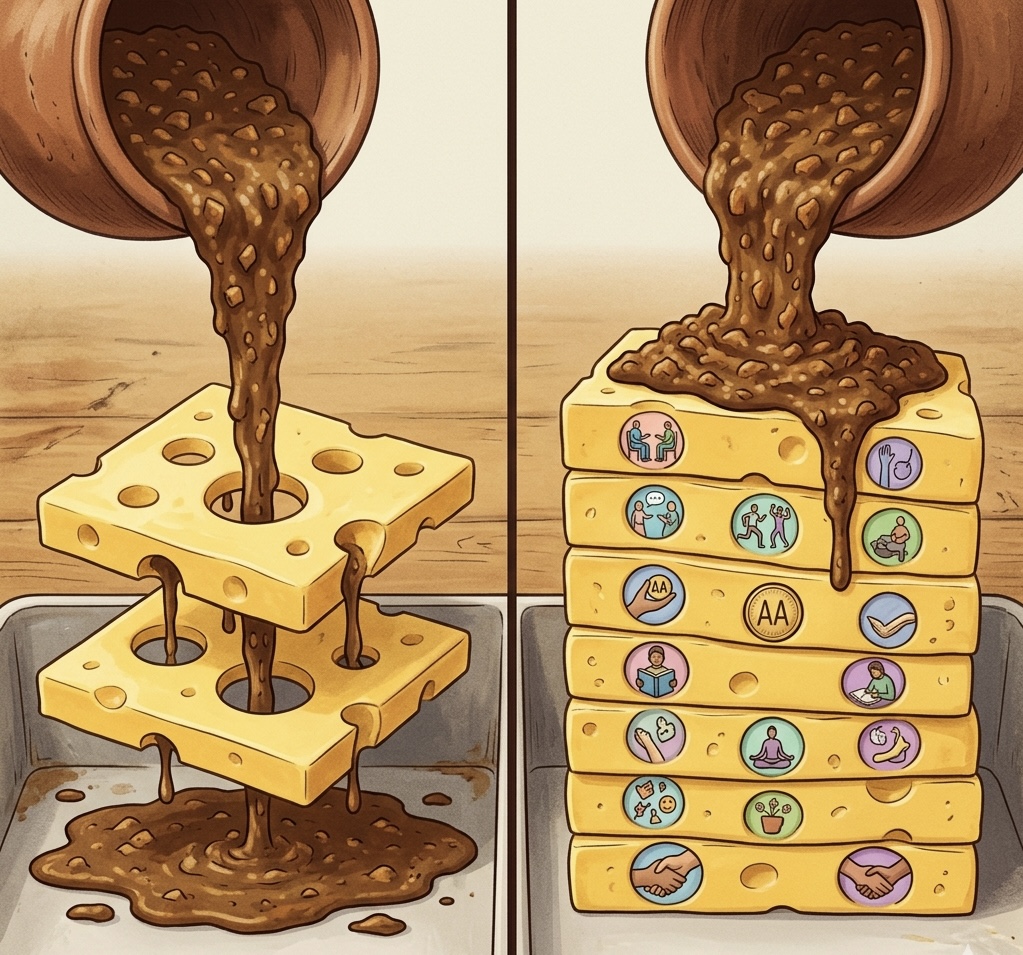 The “Swiss Cheese” Approach to Lasting Freedom